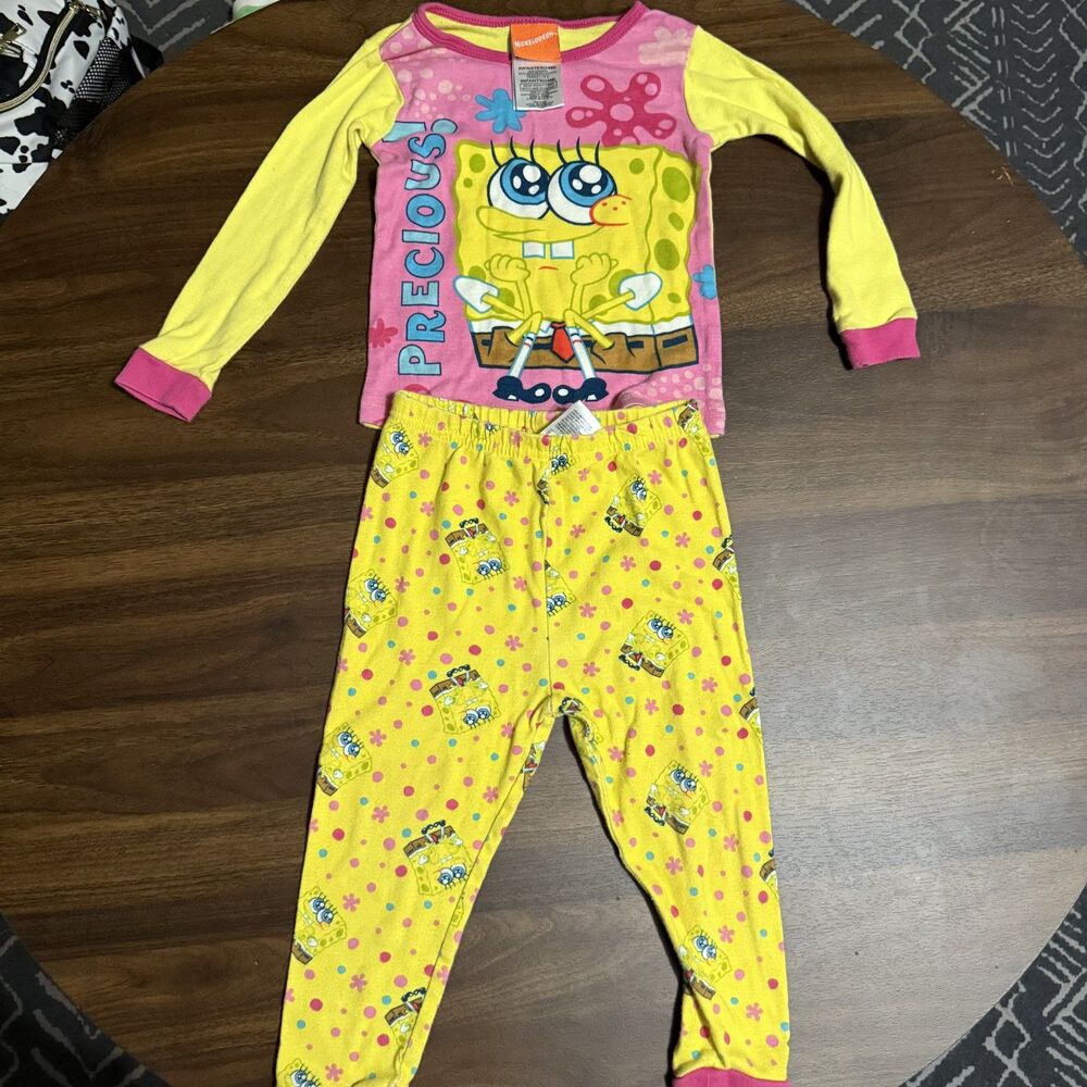 Baby girl Spongebob Squarepants pajama set